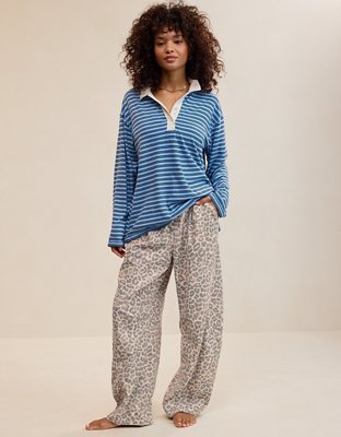 Aerie Cozy Polo Boyfriend T-Shirt