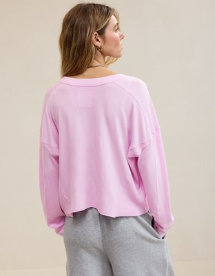 Aerie Happy Snit Henley T-Shirt