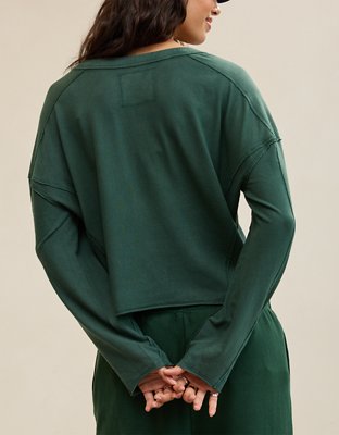 Aerie Happy Snit Henley T-Shirt