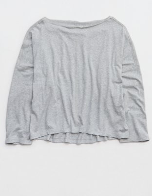 Aerie Happy Snit Off-The-Shoulder T-Shirt