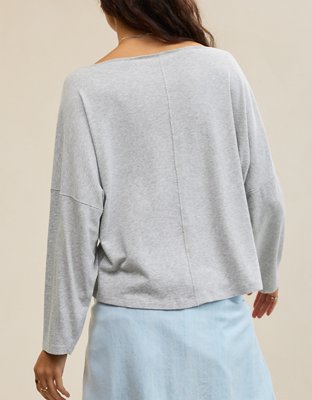 Aerie Happy Snit Off-The-Shoulder T-Shirt