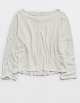 Aerie Happy Snit Off-The-Shoulder T-Shirt