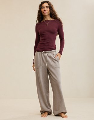 Aerie Sheer Happiness Boatneck T-Shirt