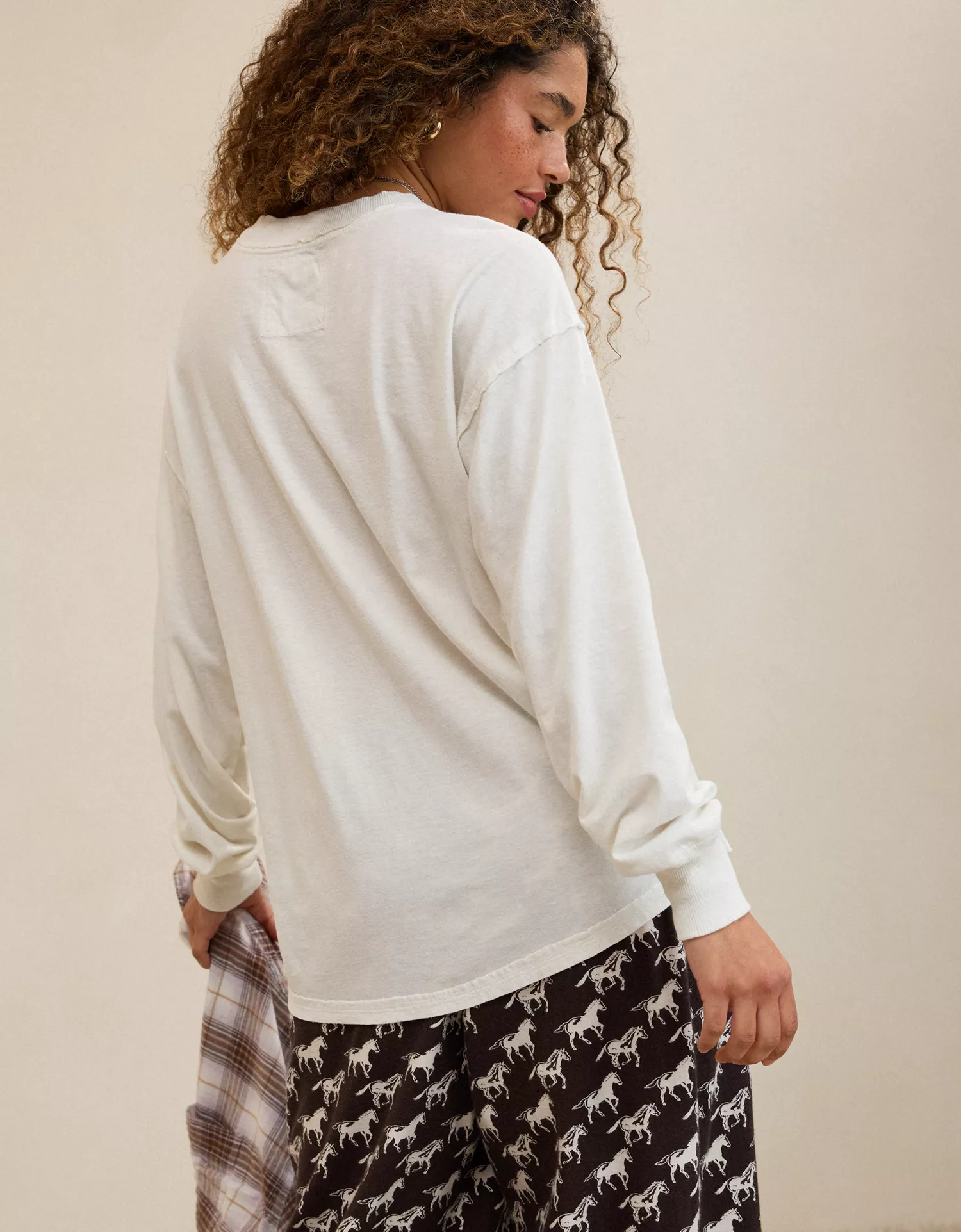Aerie Cozy Oversized Long Sleeve Boyfriend T-Shirt - thumbnail 7