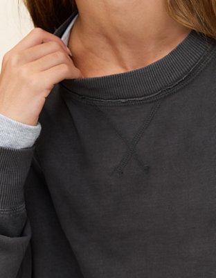 Aerie Cozy Oversized Long Sleeve Boyfriend T-Shirt