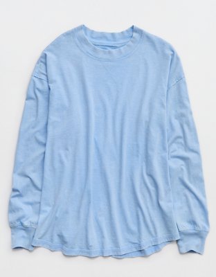 Aerie Cozy Oversized Long Sleeve Boyfriend T-Shirt