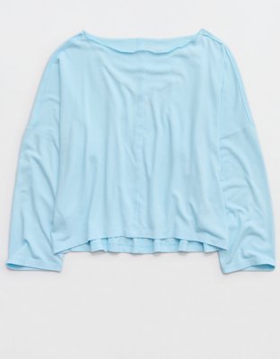 Aerie Happy Snit Off-The-Shoulder T-Shirt
