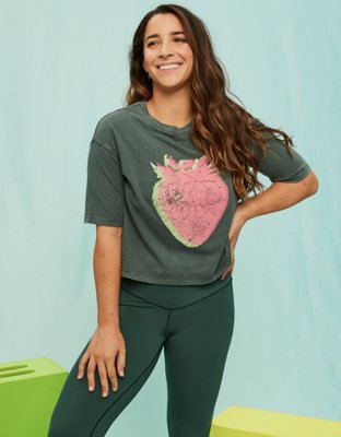 aerie cropped sweatshirt