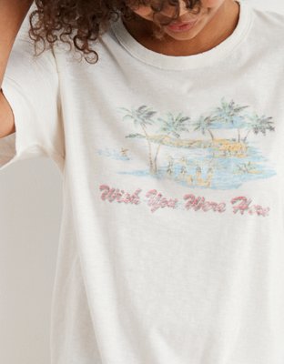 Женские футболки Aerie Graphic Boyfriend T-Shirt — фото 5