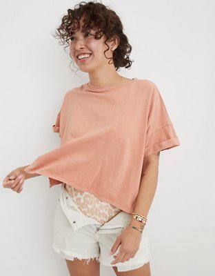 Aerie Oversized Cropped T-Shirt