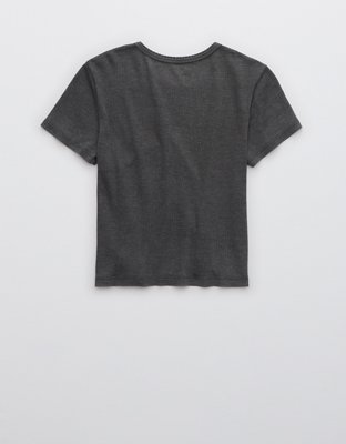 Aerie Waffle Baby Tee