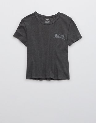 Aerie Waffle Baby Tee
