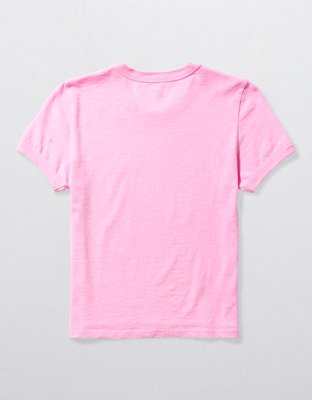 Aerie T-shirt corta manga corta con ribetes