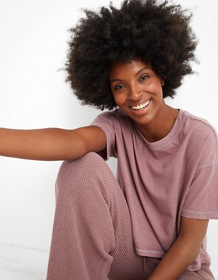 Aerie Cropped Oversized T-Shirt