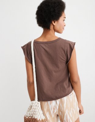 Aerie Flutter Sleeve Baby T-Shirt