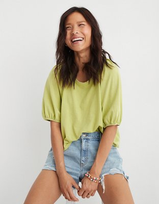 Aerie Bubble Sleeve T-Shirt