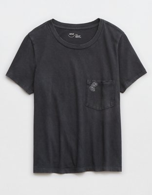 Aerie T-shirt Corta con Cuello Redondo
