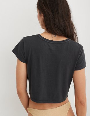 Aerie Cropped Graphic Baby T-Shirt