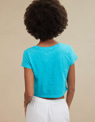 Aerie Cropped Graphic Baby T-Shirt