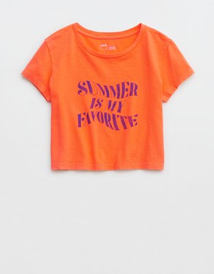 Детские футболки Aerie Cropped Graphic Baby T-Shirt — фото 3