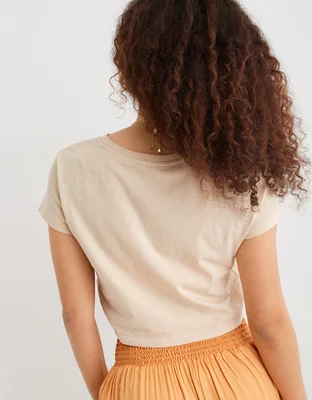 Aerie Cropped Baby T-Shirt