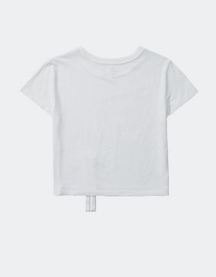 Aerie T-shirt Corta Plisada