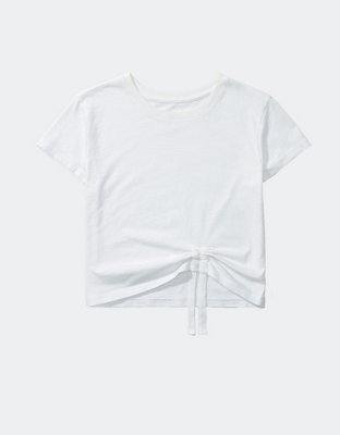 Aerie T-shirt Corta Plisada