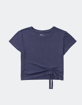 Aerie Ruched Baby T-Shirt