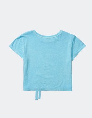 Aerie T-shirt Corta Plisada