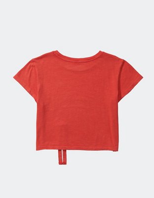 Aerie T-shirt Corta Plisada