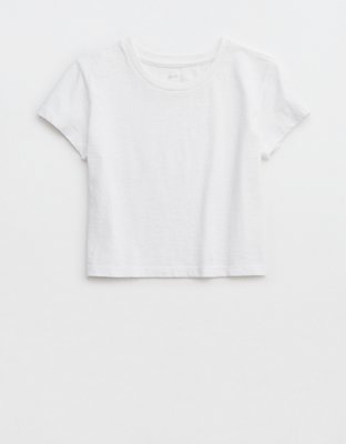 Ava And Ever Ultra Crop Baby Tee In Sage - FREE* Shipping & Easy