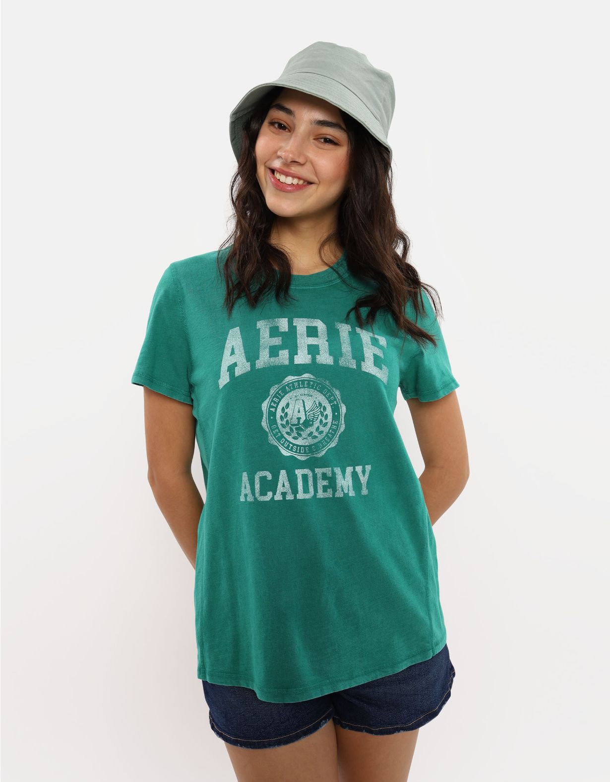 Camiseta clásica con gráfico Aerie
