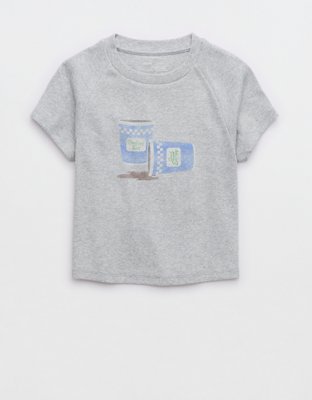Aerie T-shirt Cortada en Punto Elástico