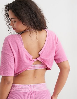 Aerie Waffle Flip Out Reversible T-Shirt