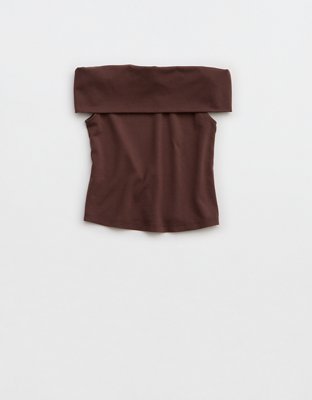 Женские топы Aerie Chill Up Off The Shoulder Top — фото 3