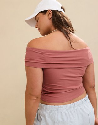 Aerie Chill Up Off The Shoulder Top