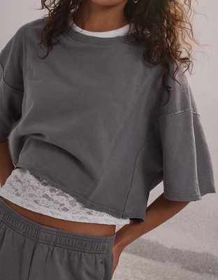 Aerie Let Loose Fleece T-Shirt