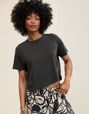 Aerie Summer Breeze Cropped T-Shirt
