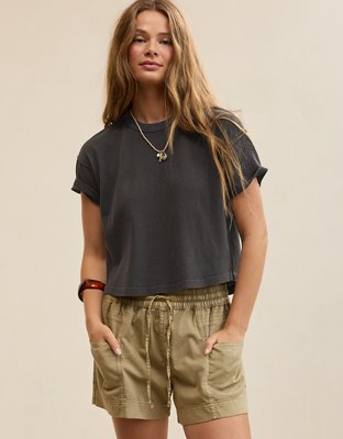 Aerie Summer Breeze Cropped T-Shirt