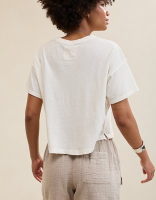 Aerie Summer Breeze Cropped T-Shirt