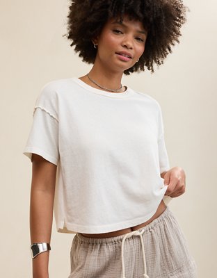 Aerie Summer Breeze Cropped T-Shirt