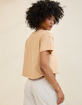 Aerie Summer Breeze Cropped T-Shirt