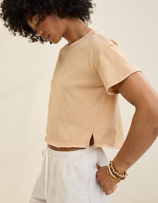 Aerie Summer Breeze Cropped T-Shirt