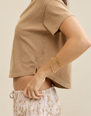 Aerie Summer Breeze Cropped T-Shirt