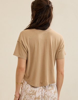 Aerie Summer Breeze Cropped T-Shirt