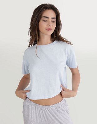 Aerie Summer Breeze Cropped T-Shirt