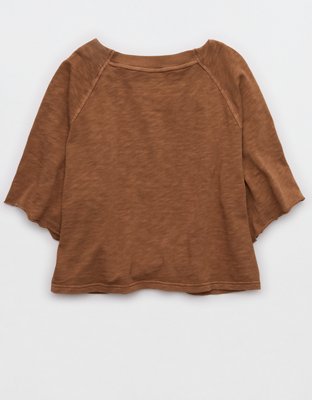 Aerie It's Casual Knit Slub T-Shirt