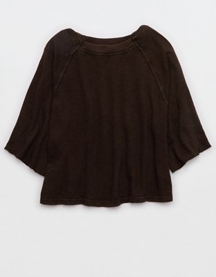 Aerie It's Casual Knit Slub T-Shirt