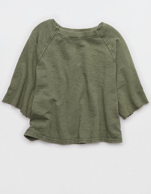 Aerie It's Casual Knit Slub T-Shirt