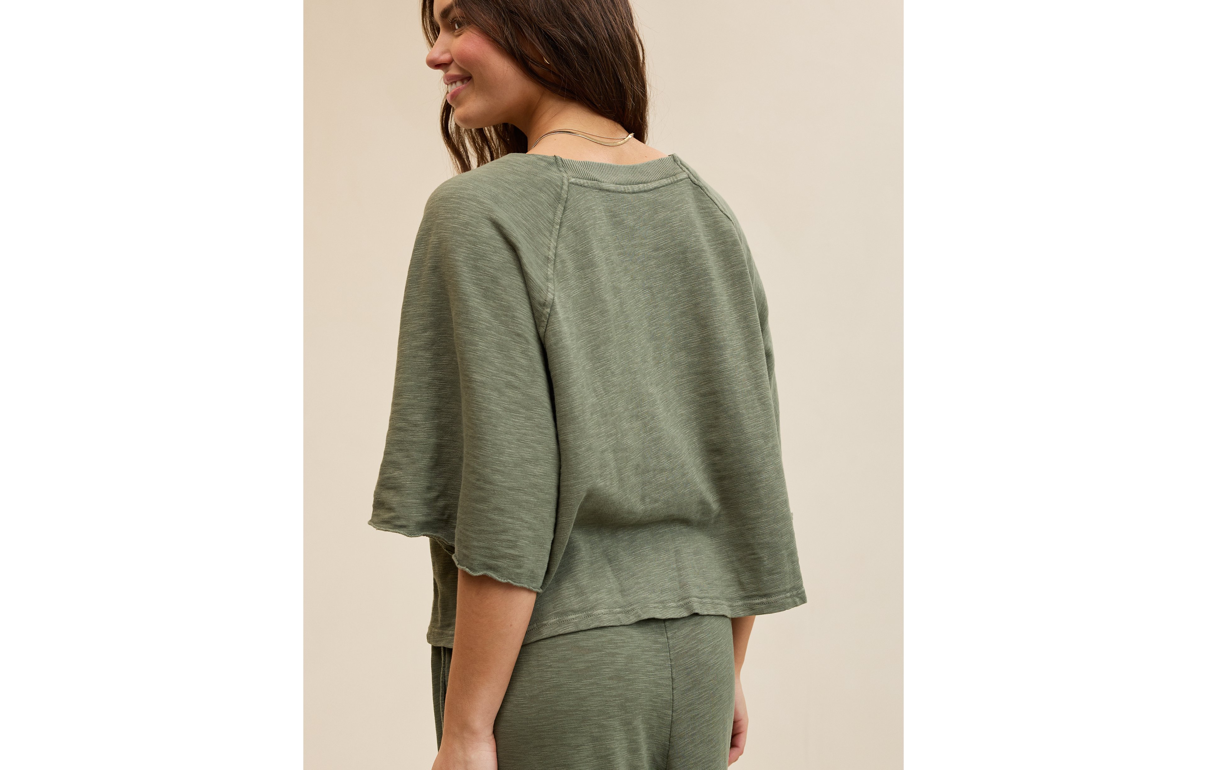 Aerie It's Casual Knit Slub T-Shirt
